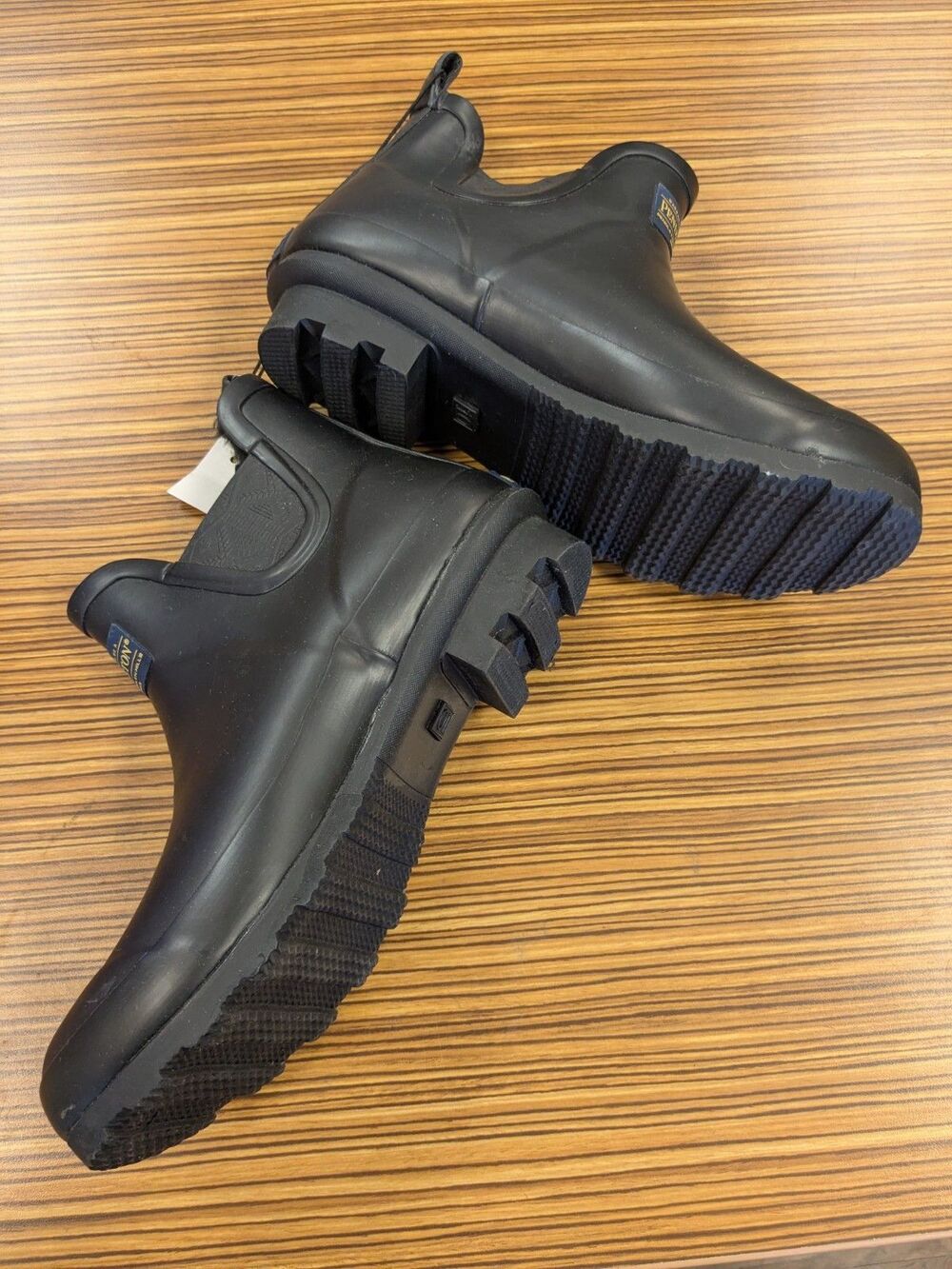 NEW Pendleton Ladies Chelsea Rain Waterproof Ankle Boots Black Size 10 - Picture 7 of 11